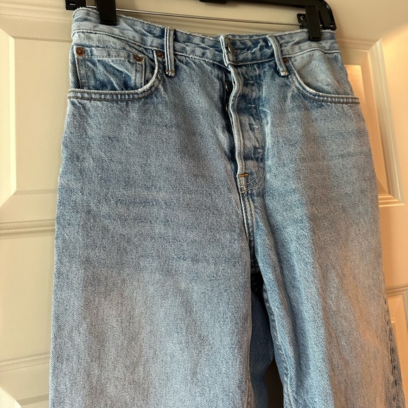 GRLFRND Devon High Rise Straight Leg Jeans in Wear Me Out Wash - Picture 5 of 11